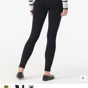 2 Pair J.Crew Ankle-Zip Leggings in Stretch Ponte NWT